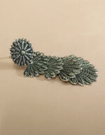 Four Layer Half Moon Dark Colour Jhumka - Image 7