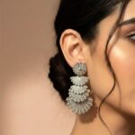 Four Layer Half Moon Sliver colour Jhumka